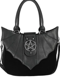 Restyle OMINOUS BAG bat purse with pentagram