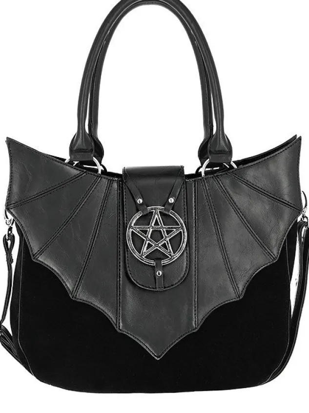 Restyle OMINOUS BAG bat purse with pentagram