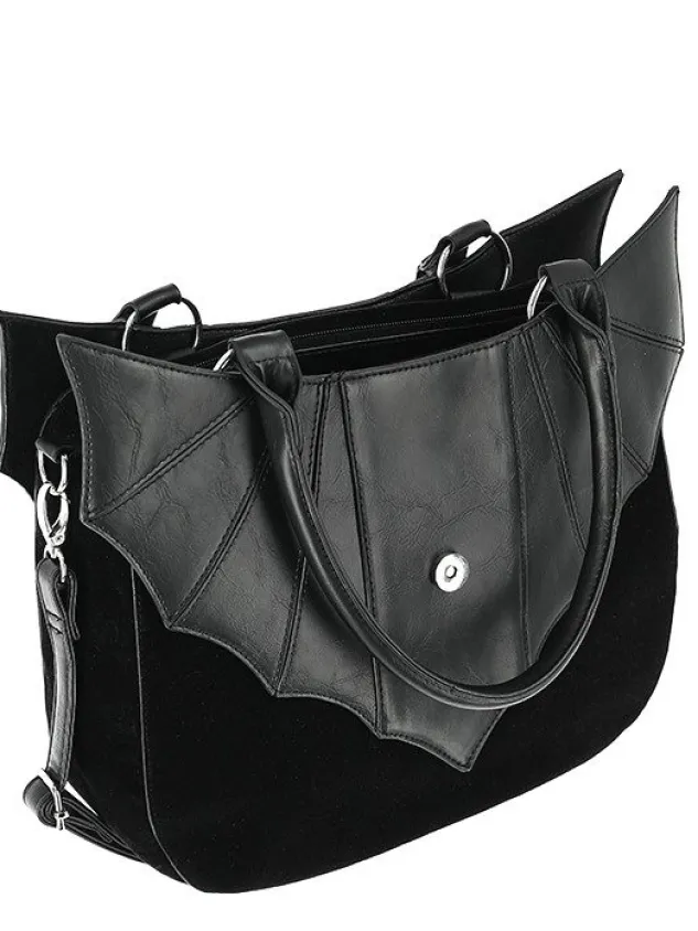 Restyle OMINOUS BAG bat purse with pentagram