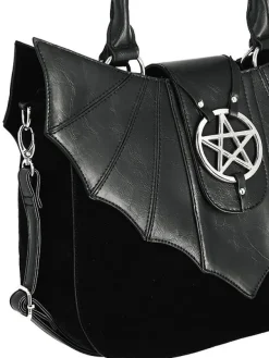 Restyle OMINOUS BAG bat purse with pentagram