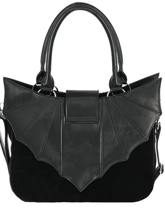 Restyle OMINOUS BAG bat purse with pentagram