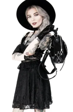 Restyle Pentagram Lace Dress with collar