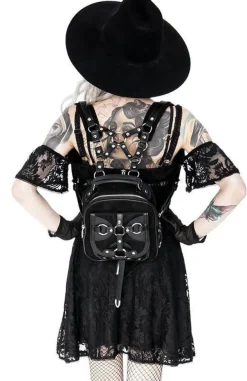 Restyle Pentagram Lace Dress with collar