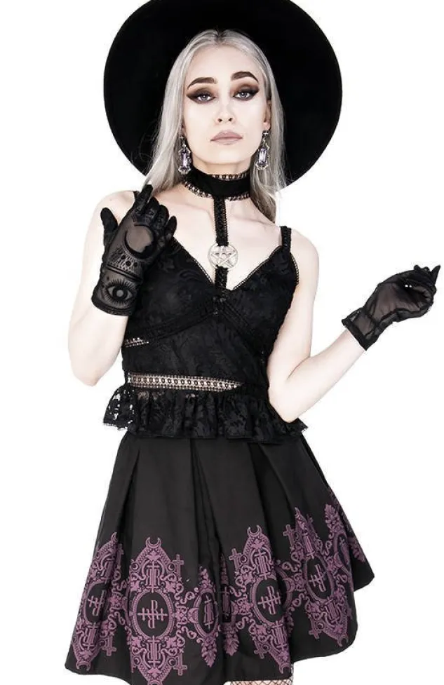 Restyle Pentagram Lace Top