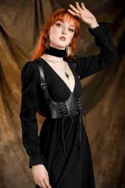 Restyle POISONED PETAL MIDI DRESS