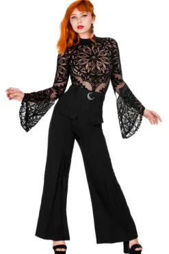 Restyle ROSARIUM BODYSUIT Body with a gothic rosette