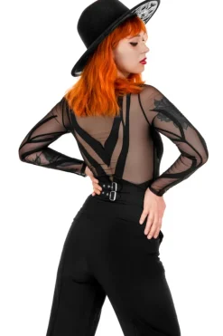 Restyle ROSARIUM LASER CUT HAT, cathedral wide brim hat