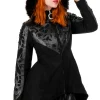 Restyle ROSARIUM WINTER COAT PU Cathedral Pattern