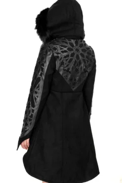 Restyle ROSARIUM WINTER COAT PU Cathedral Pattern