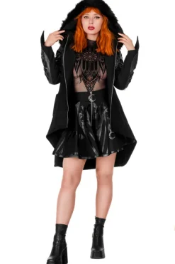 Restyle ROSARIUM WINTER COAT PU Cathedral Pattern