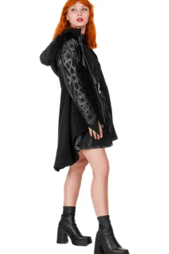 Restyle ROSARIUM WINTER COAT PU Cathedral Pattern