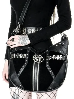Restyle Sack Bag "WITCHCRAFT HOBO BAG" pentagram purse