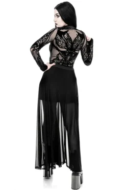 Restyle SHADOWS MAXI SKIRT