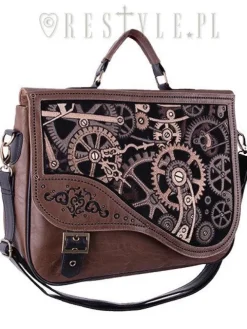 Restyle Steampunk satchel bag irregular briefcase 