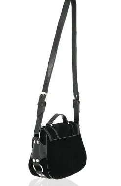 Restyle TRIPLE GODDESS BAG Gothic handbag with crescent moons and sun
