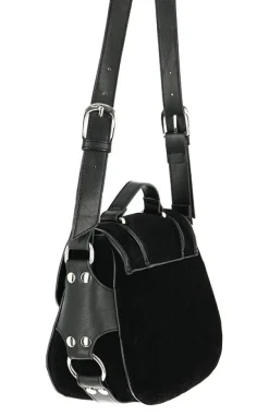 Restyle TRIPLE GODDESS BAG Gothic handbag with crescent moons and sun