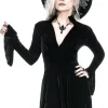 Restyle Velvet DRACULINA DRESS A-line shape