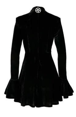 Restyle Velvet DRACULINA DRESS A-line shape