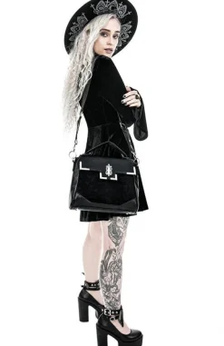 Restyle Velvet DRACULINA DRESS A-line shape