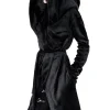 Restyle VELVET REAPER HOODIE, black gothic hoodie with big hood