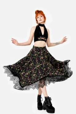 Restyle WILDERWOOD MIDI SKIRT