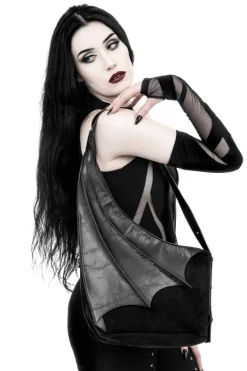 Restyle WINGED HOBO BAG Gothic Asymmetric Purse with Bat Wing