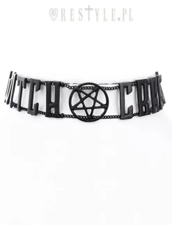 Restyle WITCHCRAFT BLACK CHAIN COLLAR