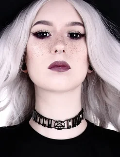 Restyle WITCHCRAFT BLACK CHAIN COLLAR