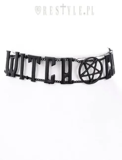 Restyle WITCHCRAFT BLACK CHAIN COLLAR