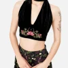 Restyle WOODLAND BLOOM HALTERNECK TOP