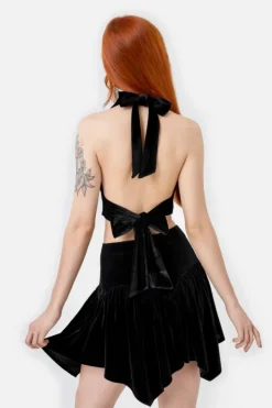 Restyle WOODLAND BLOOM HALTERNECK TOP